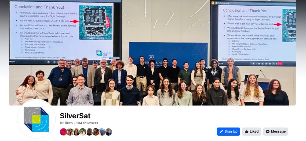 SilverSat Facebook Page